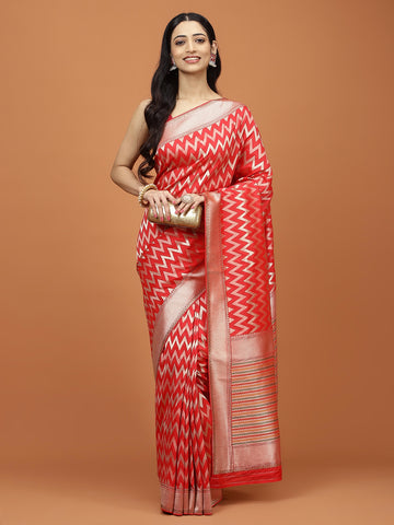 Stone Embroidery Banarasi Saree