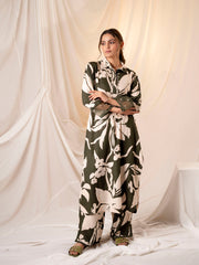 Printed Cotton Kurti With Pants