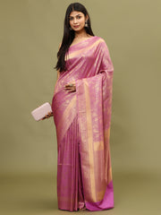 Zari Jaal Woven Handloom Saree