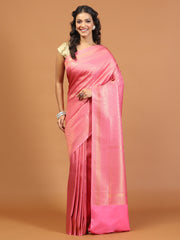 Zari Jaal Brocade Handloom Woven Saree