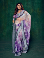 Printed Georgette Saree