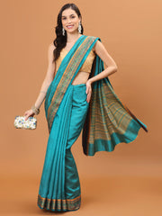 Zari Border Booti Woven Handloom Saree