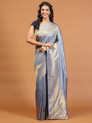 Zari Booti Woven Handloom Saree