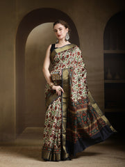 Digital Printed Art Silk Saree