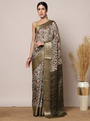 Printed Dola Silk Saree