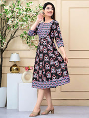 Printed Cotton Blend Kurta