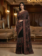 Embroidered Georgette Saree