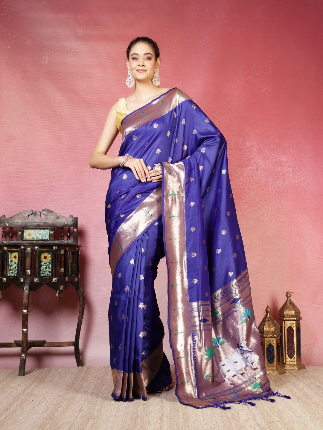 Woven Design Art Silk Saree