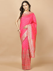 Stone Booti Banarasi Woven Saree