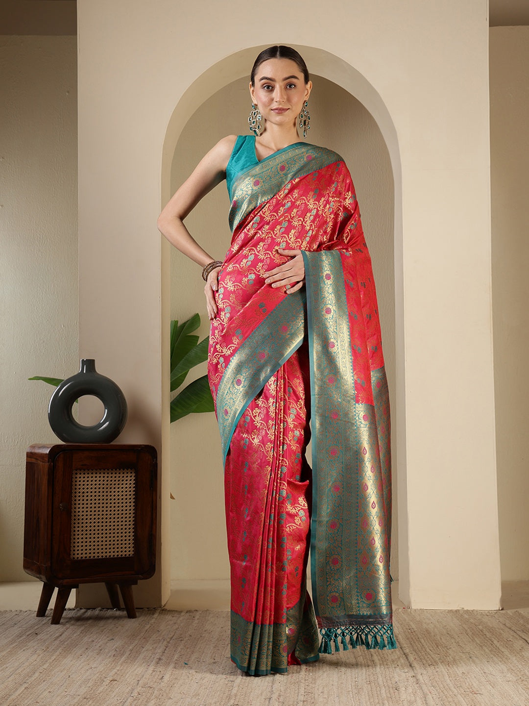 Woven Design Art Silk Saree