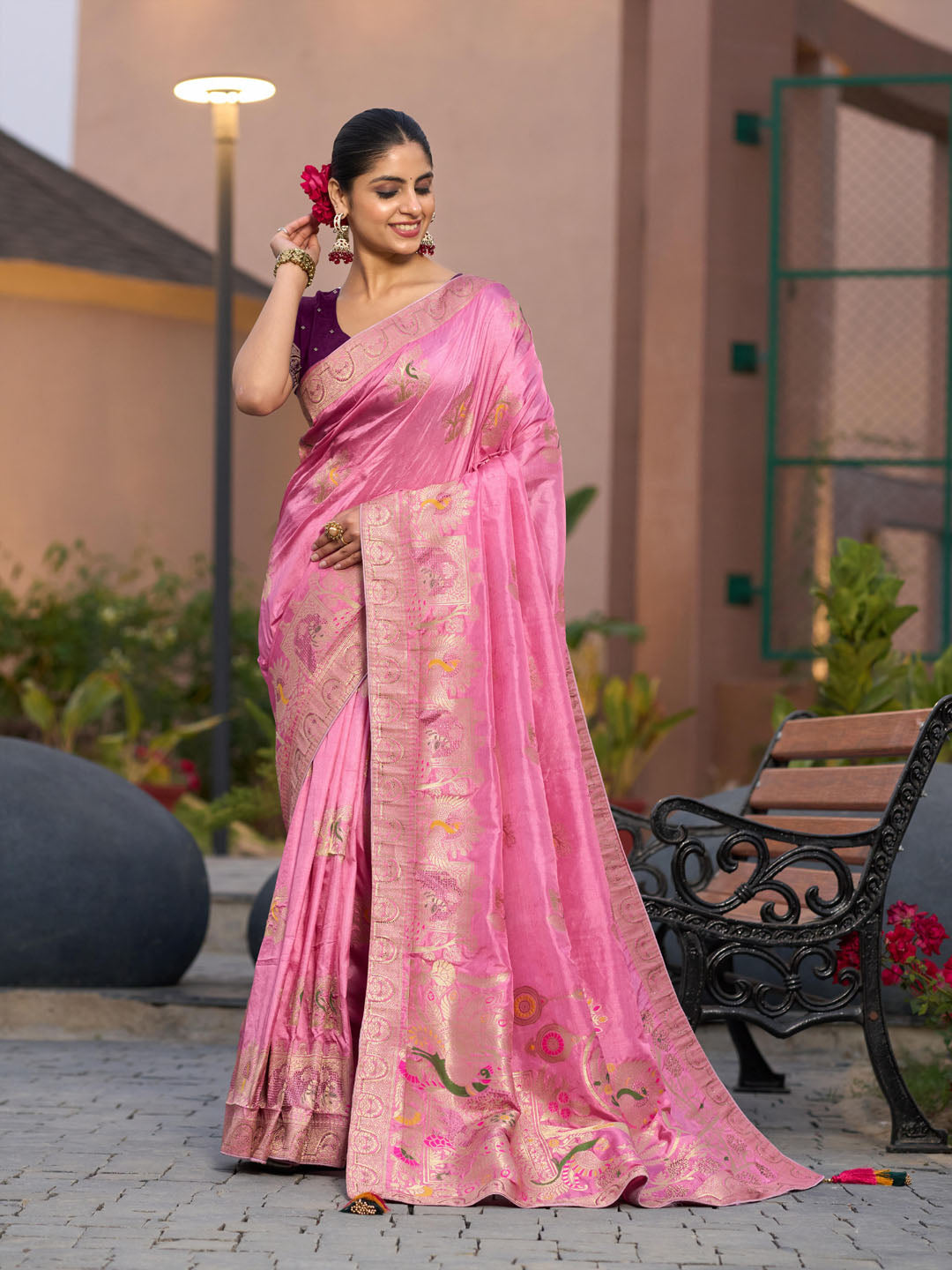 Woven Design Dola Silk Saree