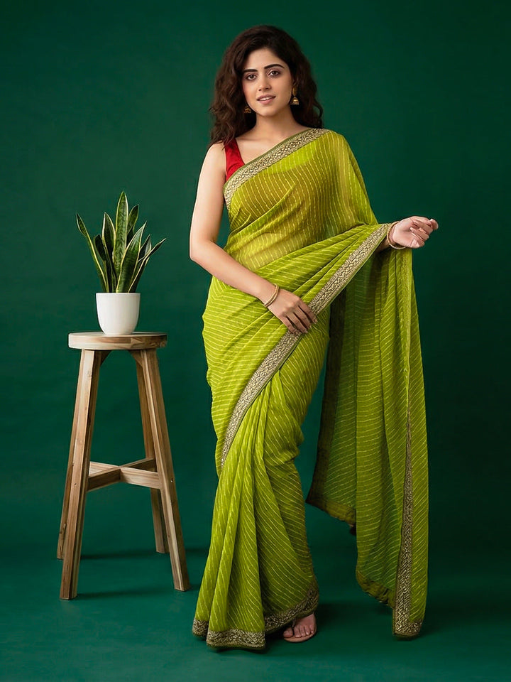 Embroidered Art Silk Saree