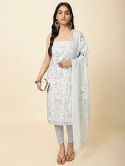 Printed Cotton Unstitched Suit Piece With Dupatta