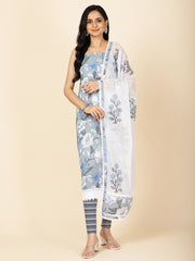 Floral Printed Cotton Unstitched Suit