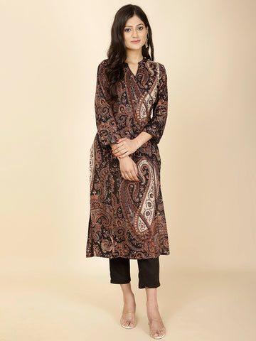 Printed Cotton Kurta Set