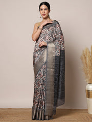 Printed Dola Silk Saree