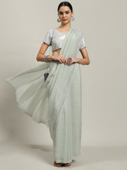Cutdana Embroidered Chiffon Saree