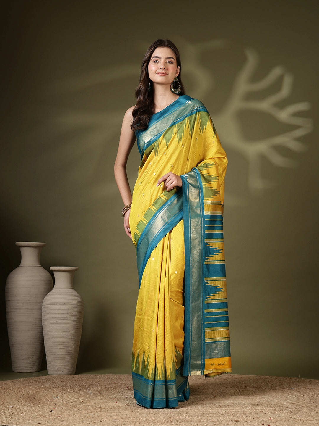 Digital Printed Art Silk Saree
