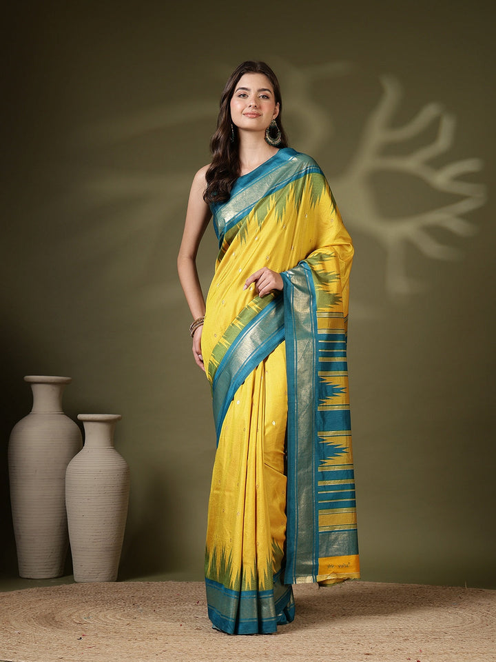 Digital Printed Art Silk Saree