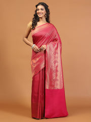 Zari Jaal Woven Handloom Saree