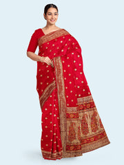 Zari Booti Art Silk Woven Saree