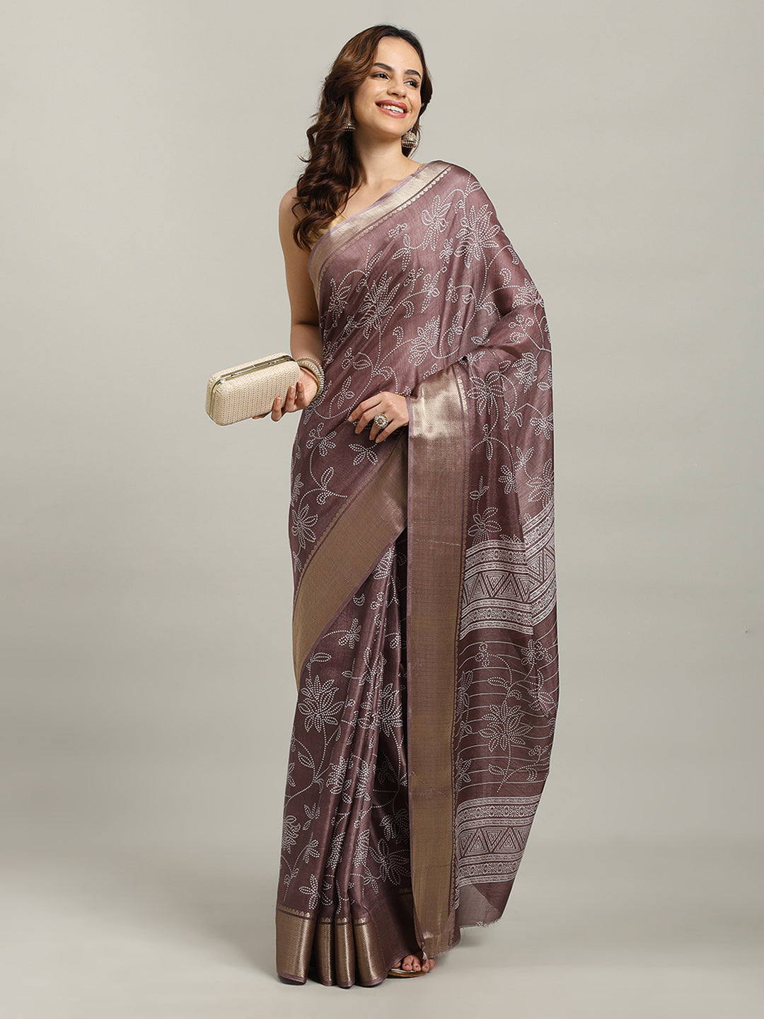 Maheshwari Printed Dola Cotton Saree