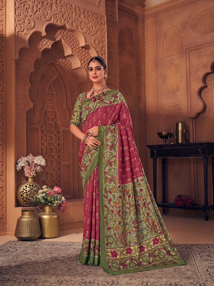 Printed Art Silk Saree