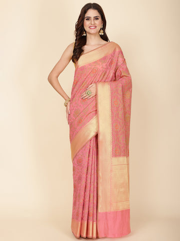 Zari Border Woven Cotton Saree