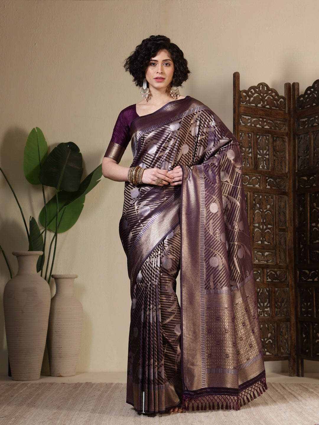 Woven Design Art Silk Saree