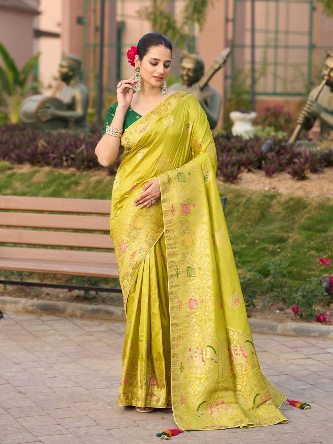 Woven Design Dola Silk Saree