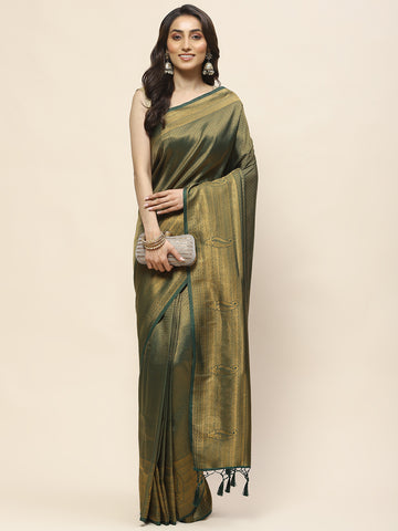 Zari Jaal Woven Handloom Saree