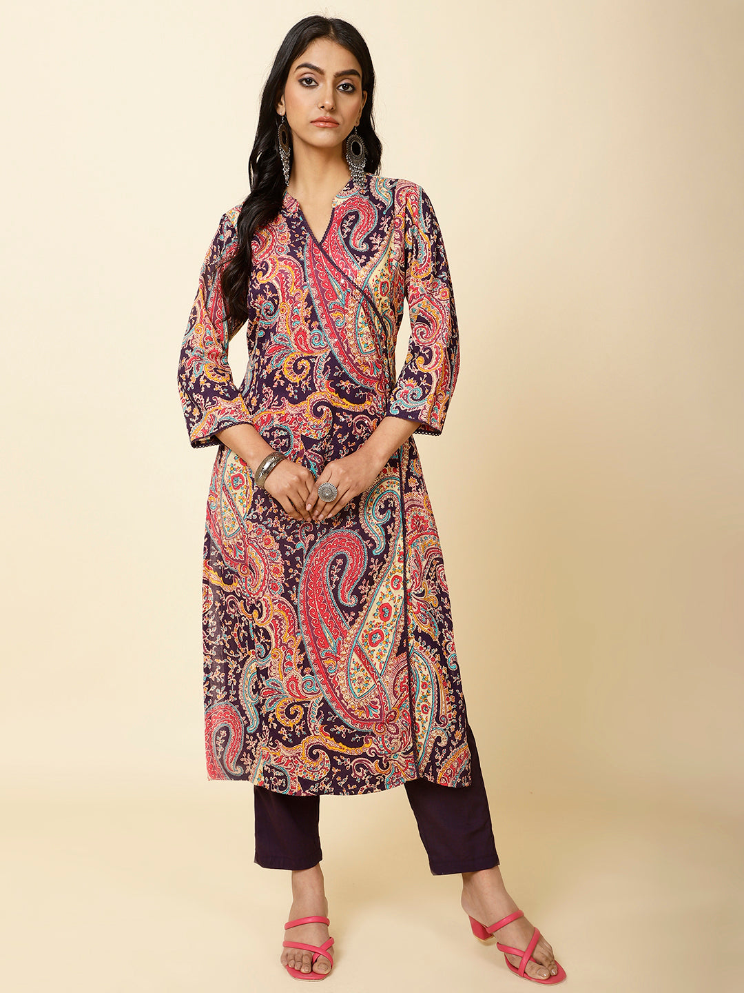 Printed Cotton Kurta Set