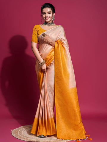 Zari Jaal Woven Handloom Saree