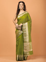 Zari Border Woven Handloom Saree