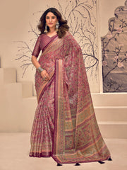 Printed Art Silk Saree
