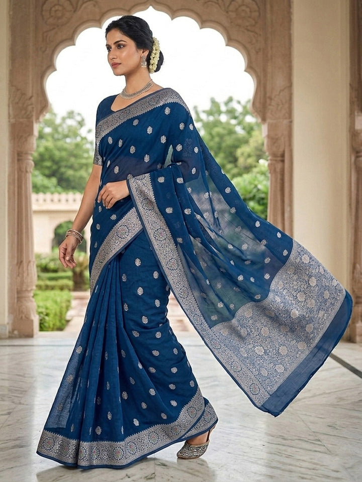 Zari Woven Art Silk Saree