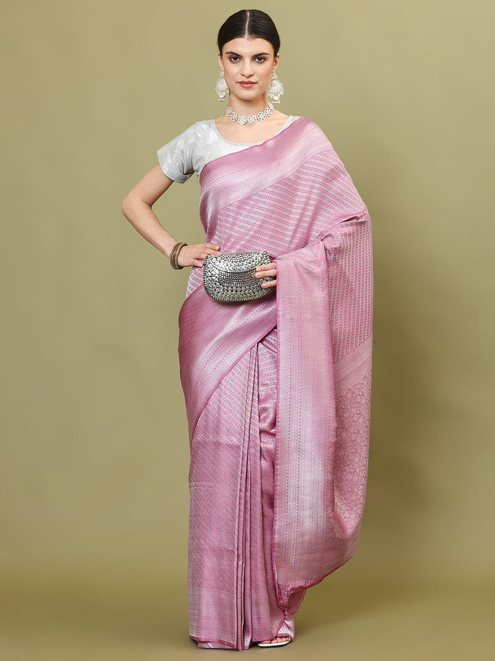Zari Jaal Brocade Handloom Woven Saree