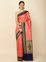 Brocade Zari Jaal Woven Handloom Saree