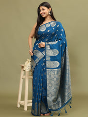 Zari Border Woven Handloom Saree