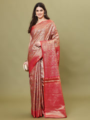 Zari Jaal Woven Handloom Saree