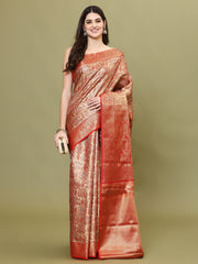 Zari Jaal Woven Handloom Saree