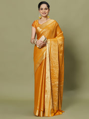 Zari Jaal Woven Crepe Saree