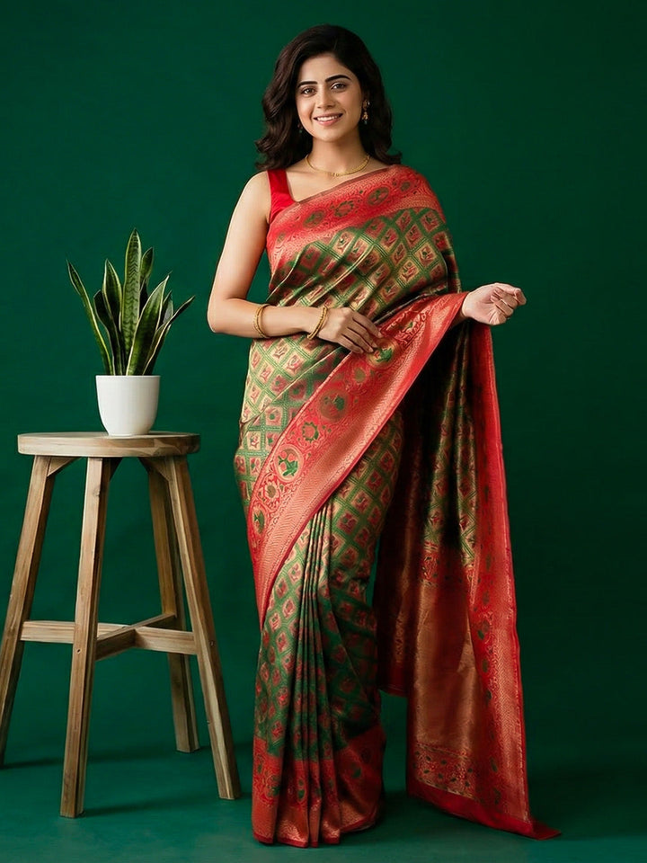 Embroidered Art Silk Saree