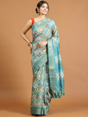 Patola Printed Tussar Woven Saree