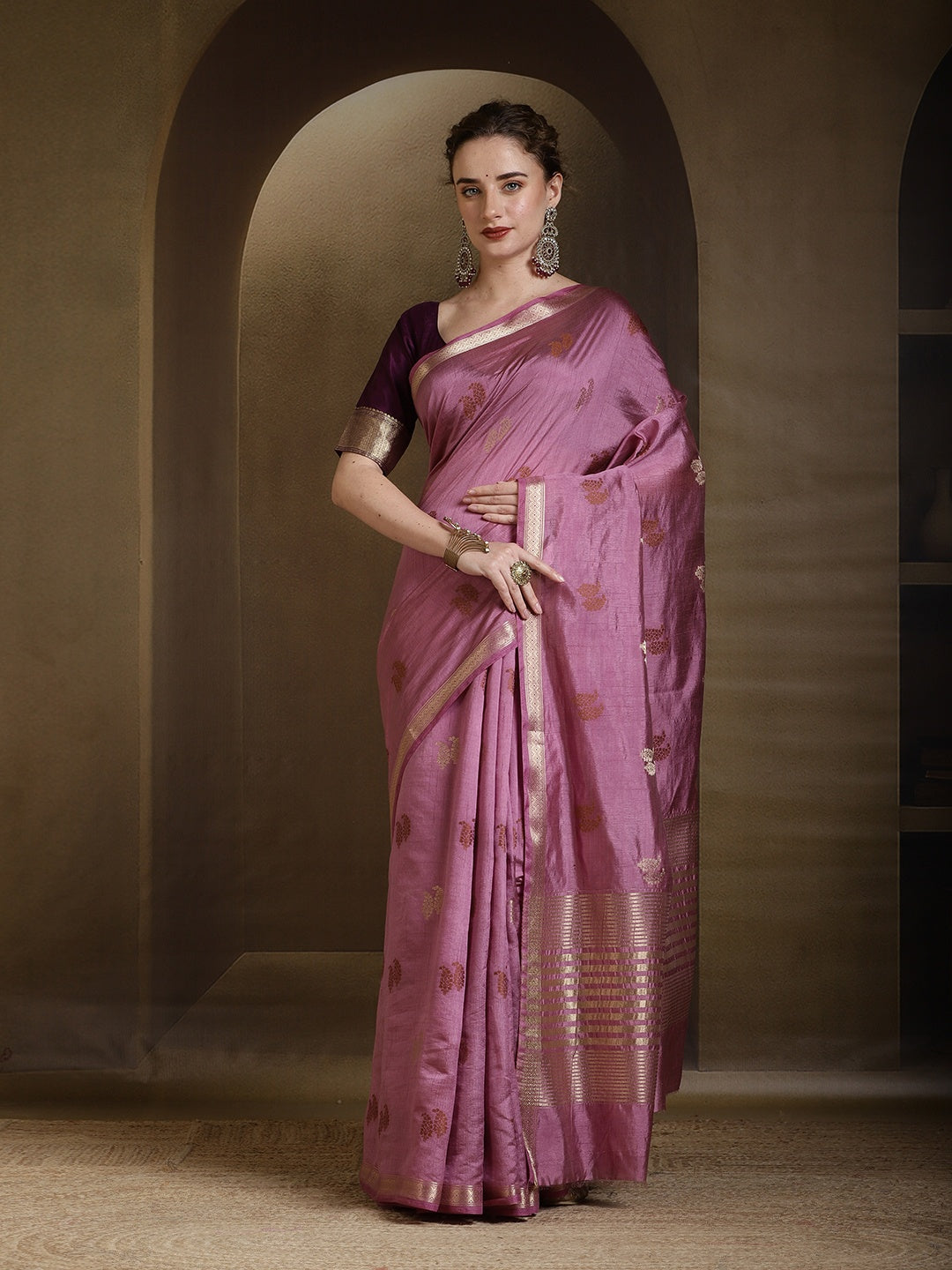 Woven Design Art Silk Saree
