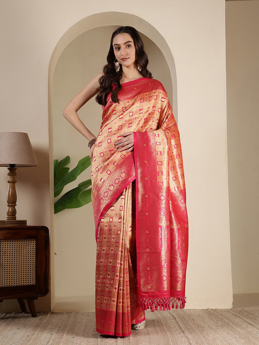 Woven Design Art Silk Saree