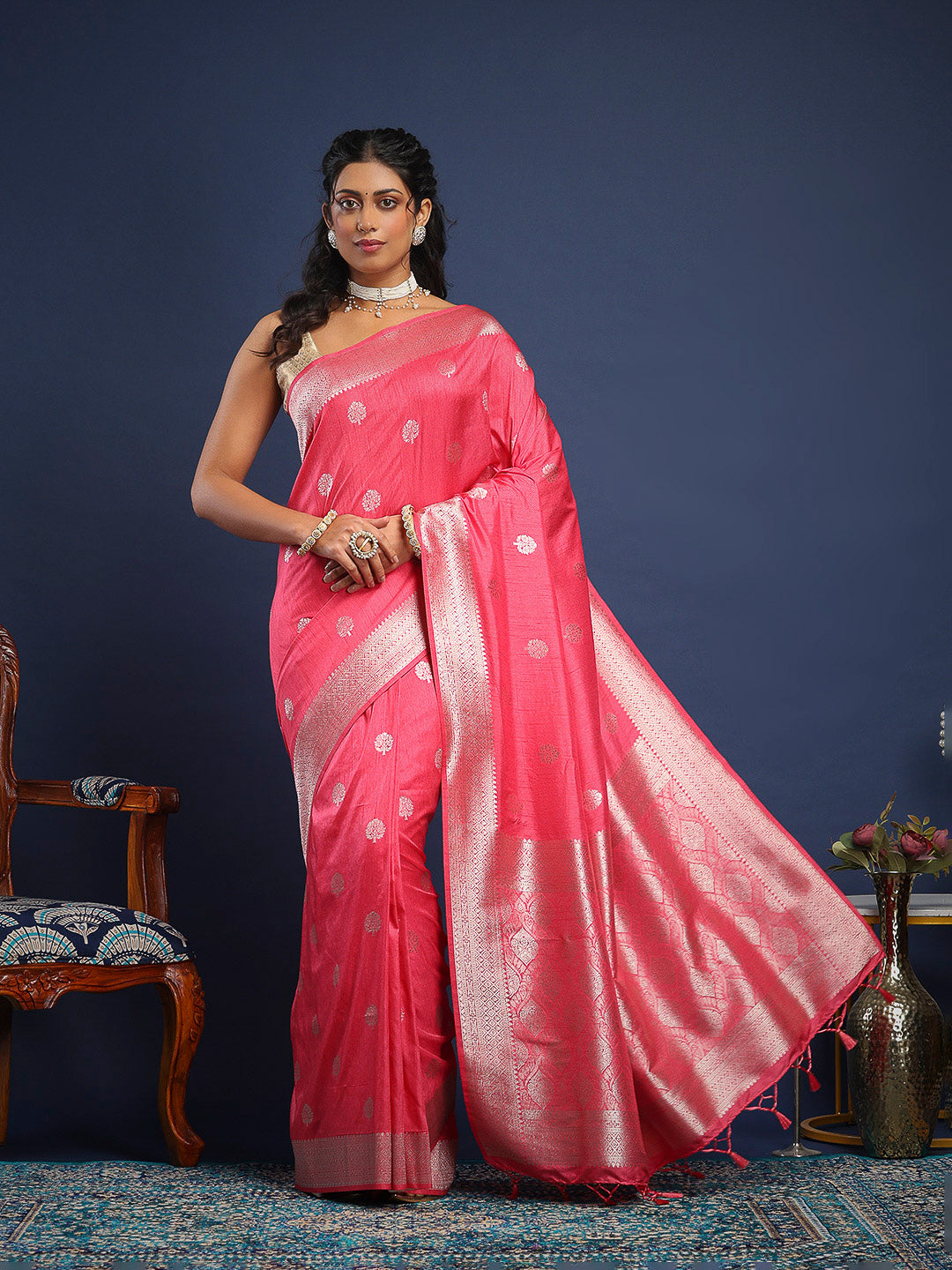 Woven Design Art Silk Saree