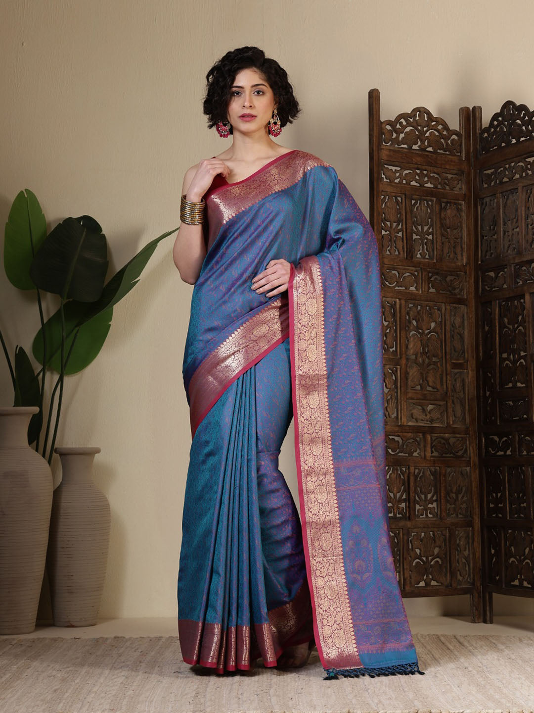 Woven Design Art Silk Saree