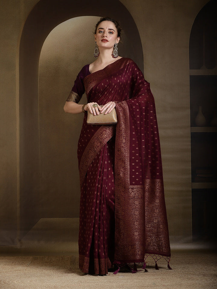 Woven Design Tussar Saree