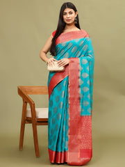 Zari Border Woven Handloom Saree